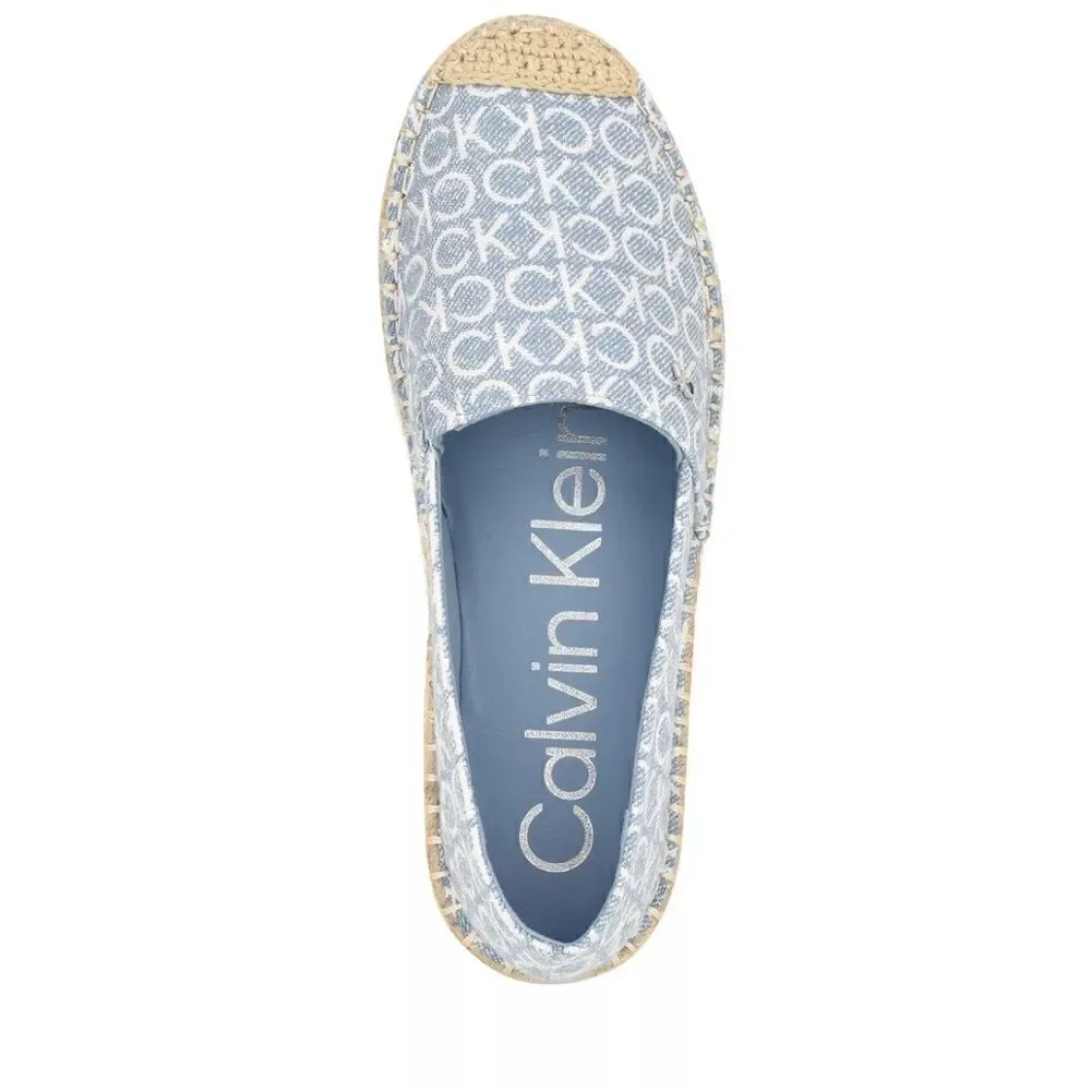 NEW NO BOX CALVIN KLEIN Women's Popular Casual Espadrille Slip-On Flats